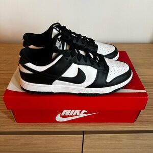 Nike Black and White Dunk Sneakers
